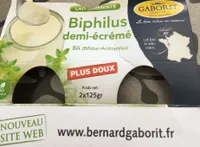 2 X 125G Yaourt Biphilus 1 / 2 Ecreme