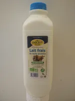 Lait frais de vache jersiaise pasteurisée au bain-marie