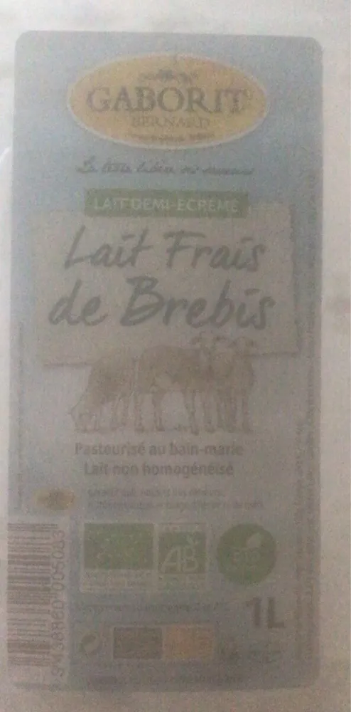 Lait frais de brebis