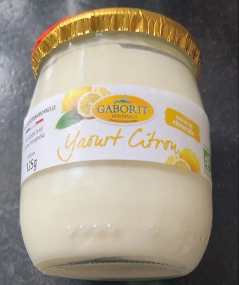 Yaourt citron