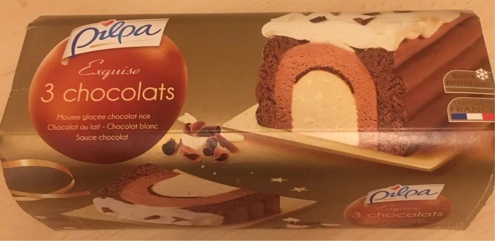 Buche 3 chocolats