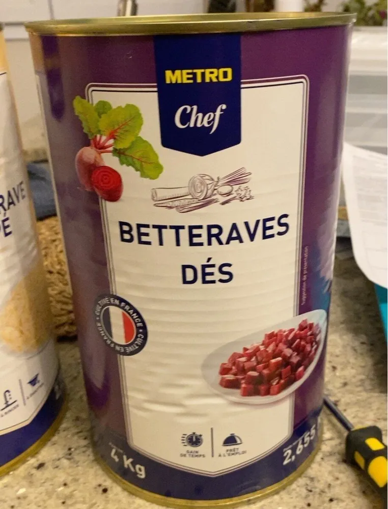 Betteraves dés
