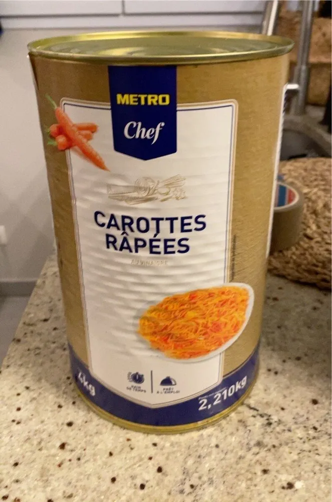 Carottes râpées