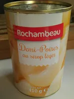 Demi poires  au sirop léger