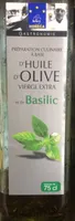 Huile d'olive vierge extra et de basilic