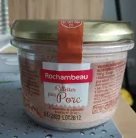 Rillettes Pur Porc Rochambeau