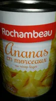 Ananas en morceaux au sirop léger