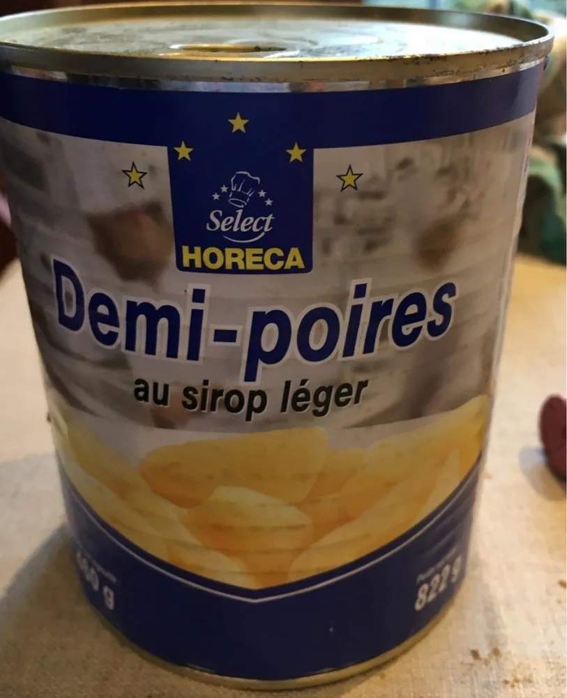 Demi-poire au sirop léger