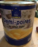 Demi-poire au sirop léger