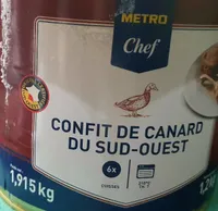 Confit de canard du sud ouest