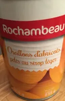 Oreillons d'abricots peles au sirop leger