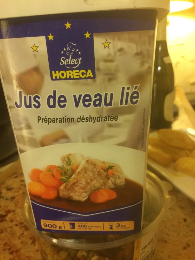 Jus de veau lié