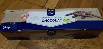 Environ 500 Bâtons de chocolat
