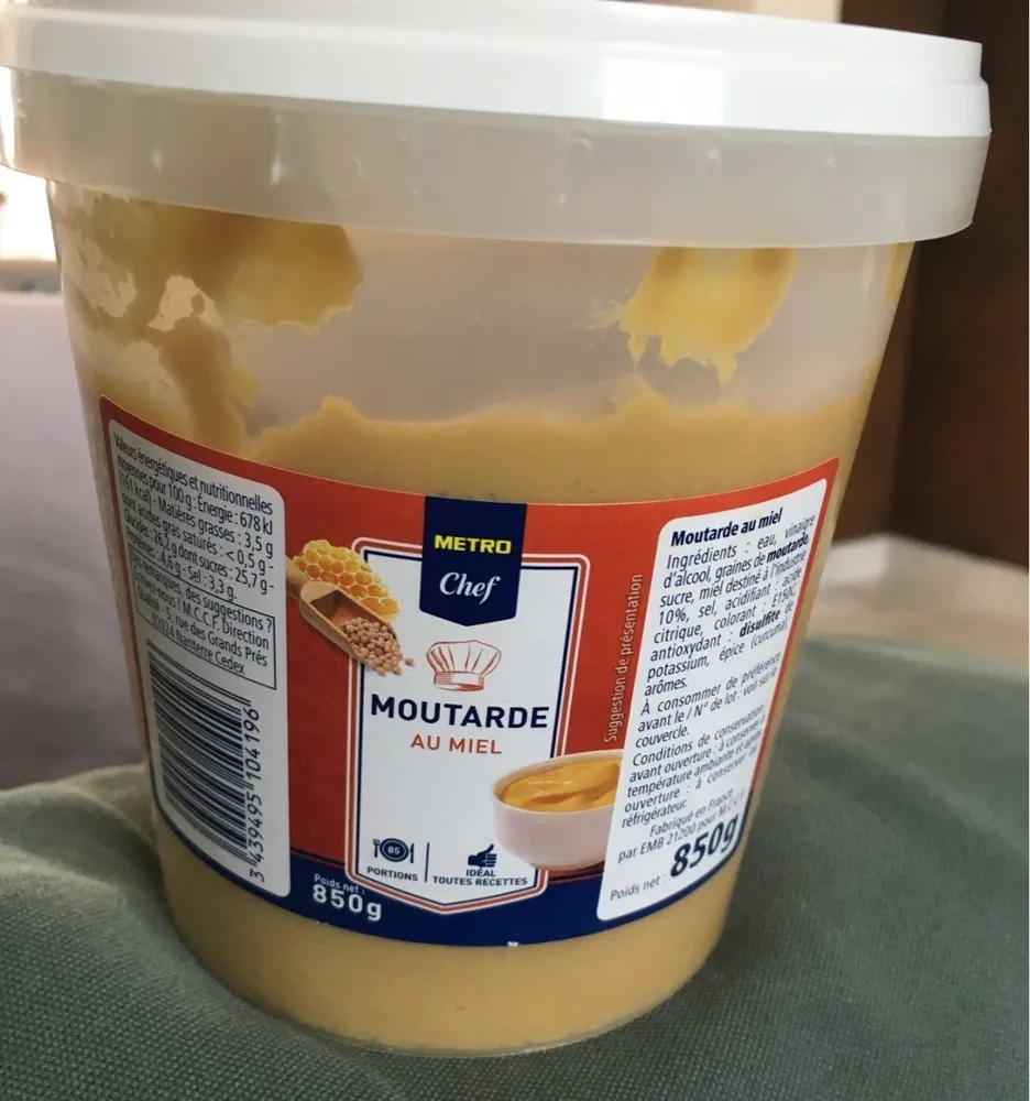 Moutarde au miel