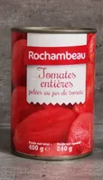 Tomates entière pelées au jus de tomate