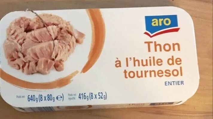 Thon à l' huile de tournesol