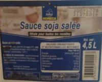 Sauce soja salée