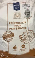 Preparation pour pain brioché