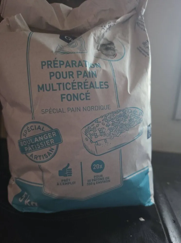 PRÉPARATION PAIN MULTI CEREALES