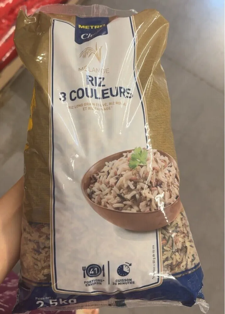 Melange Riz 3 Couleurs