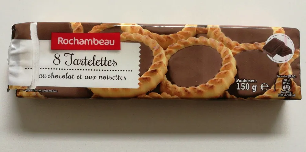 8 tartelettes au chocolat et aux noisettes
