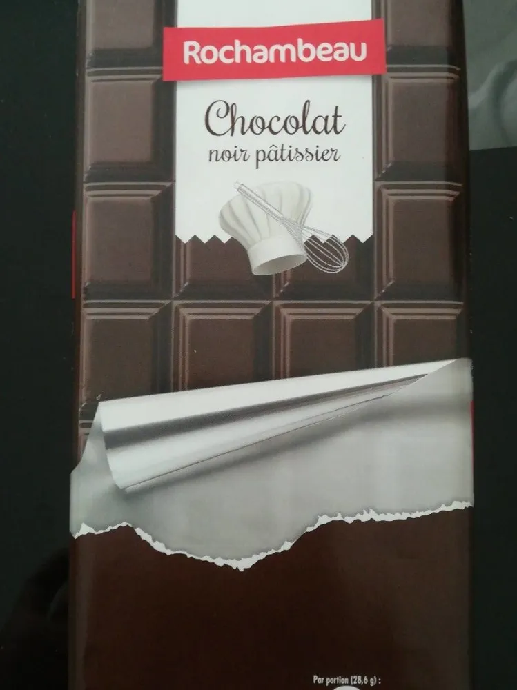 Chocolat noir patissier
