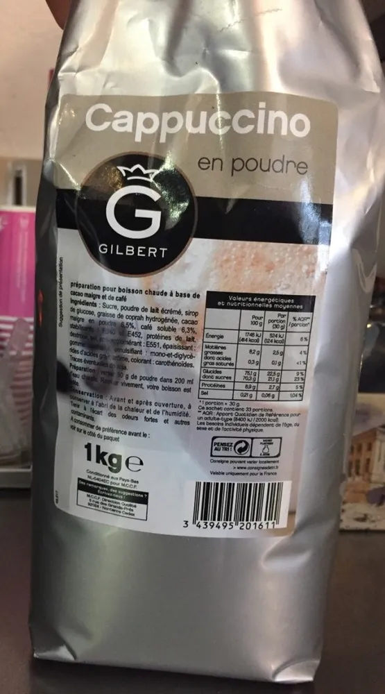 Cappucino en poudre