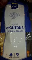 Croûtons nature cubiques, grillés