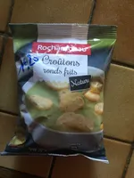 Croûtons ronds frits