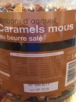 Bonbons d accueil caramel mou
