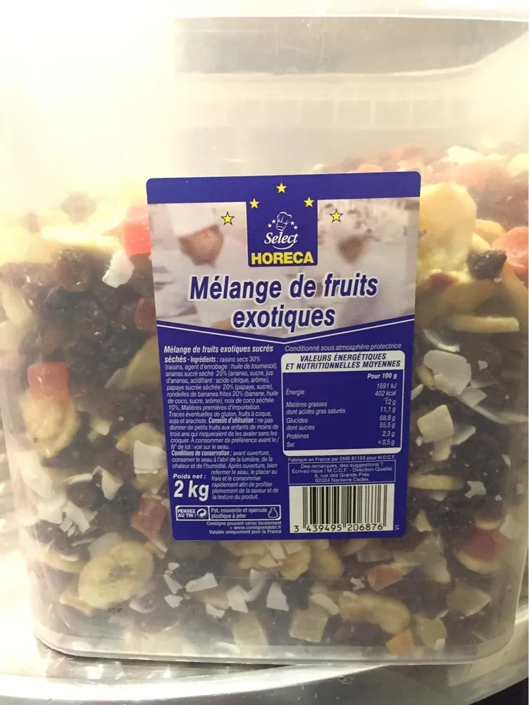 Melange de fruits exotiques