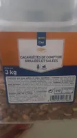 Cacahuètes grillées et salées