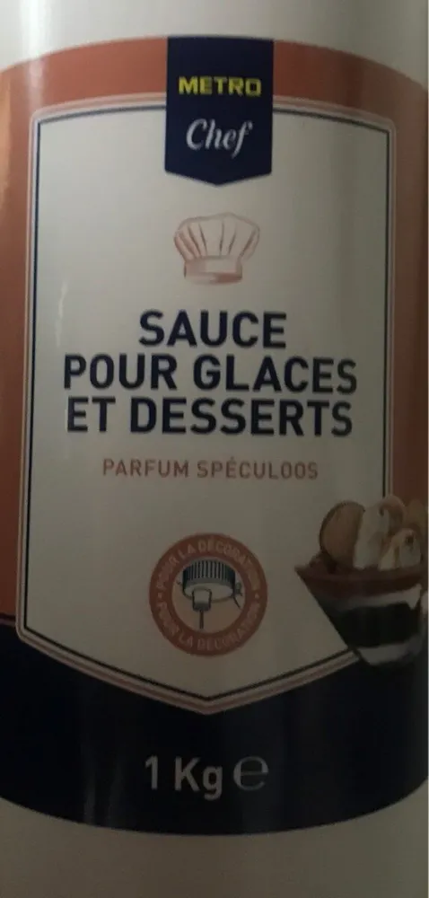 Sauce pour glaces et desserts