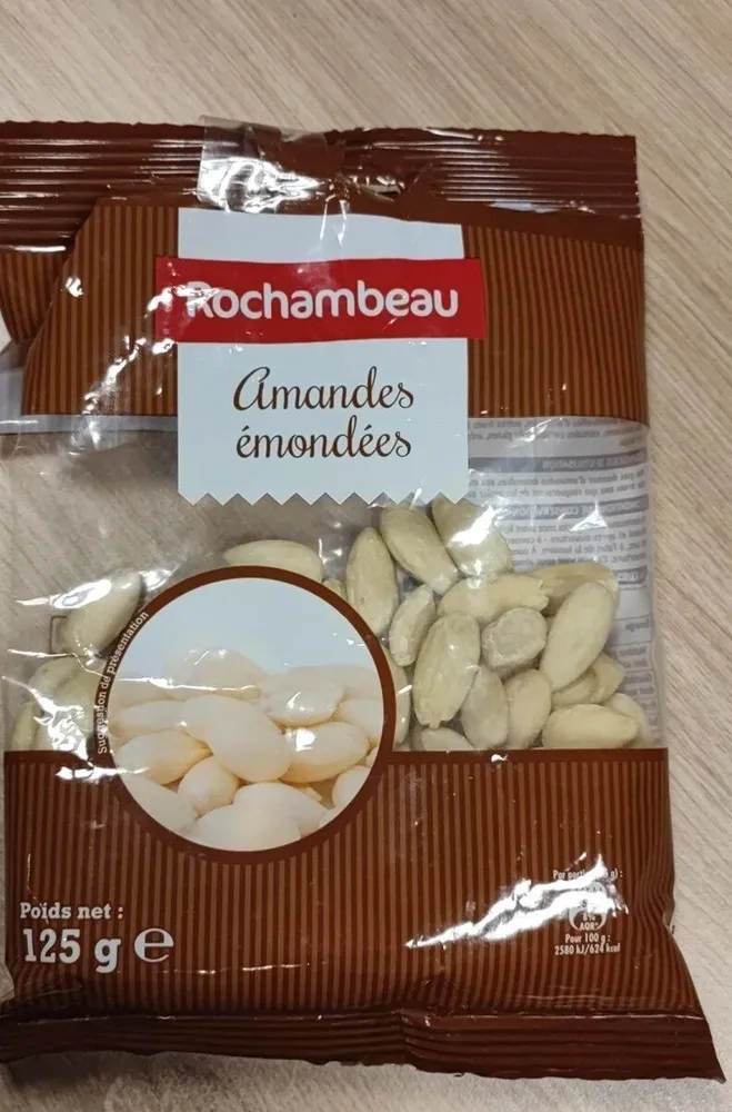 Amandes émondées
