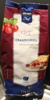 Cranberries séchées sucrées