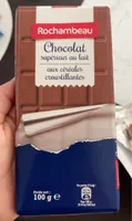 Chocolat au lait aux céréales croustillantes