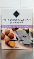 Perle chocolat au lait et praliné