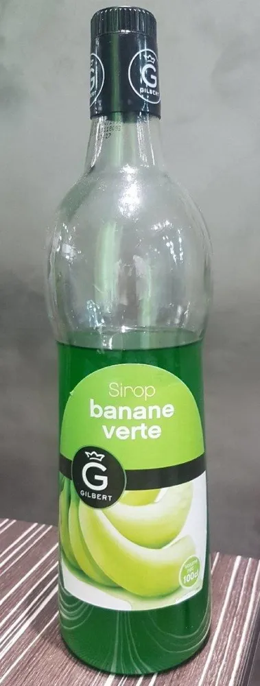 Sirop banane verte