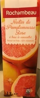 Nectar de pamplemousse rose à base de concentré