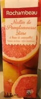 Nectar de pamplemousse rose à base de concentré