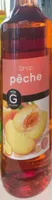 Sirop pêche Gilbert 1L