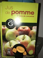 Jus de pomme à base de concentré