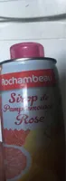Sirop de pamplemousse rose