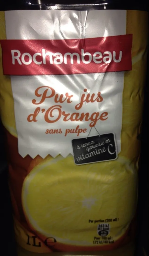 Pur jus d'orange