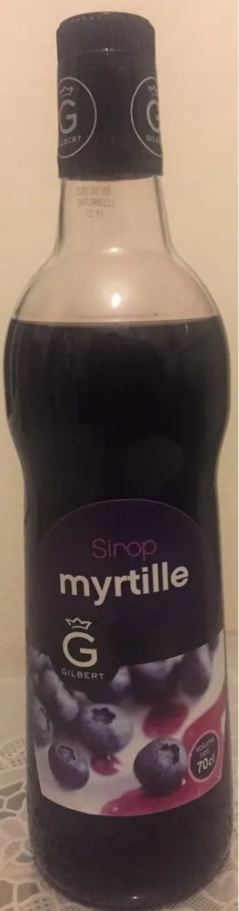 Sirop myrtille