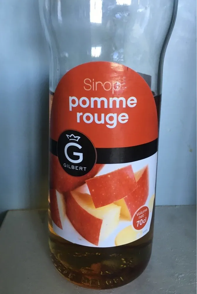 Sirop pomme rouge