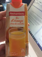 Jus d’orange a base de concentré