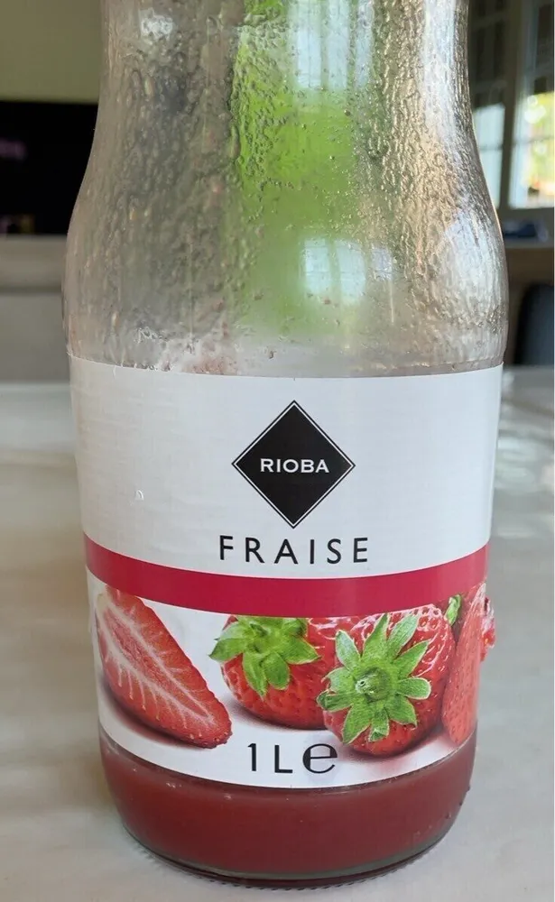 Jus de fraise