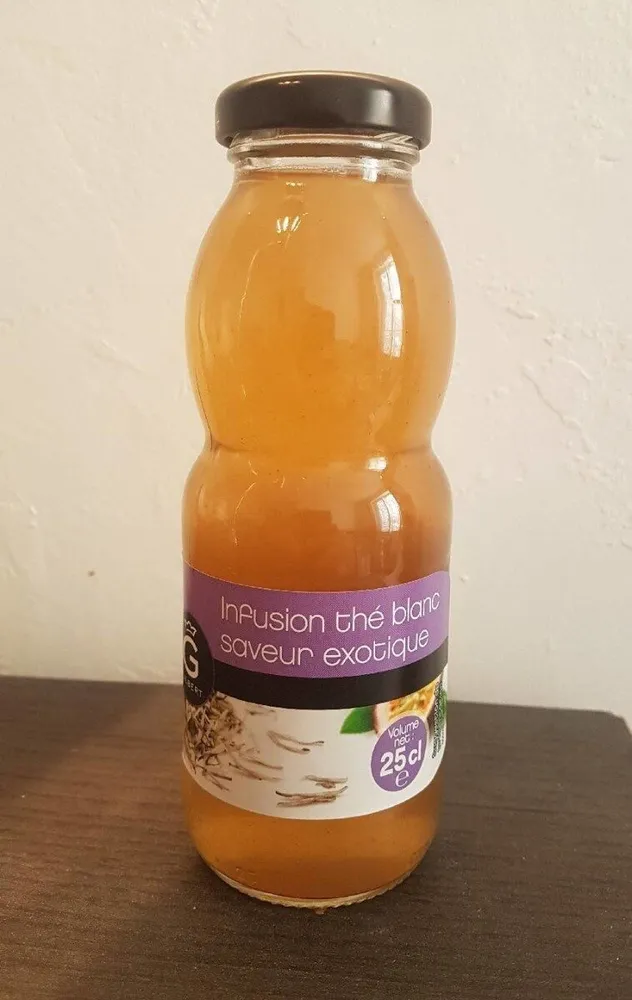 Infusion thé blanc saveur exotique