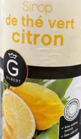 Sirop de thé vert citron